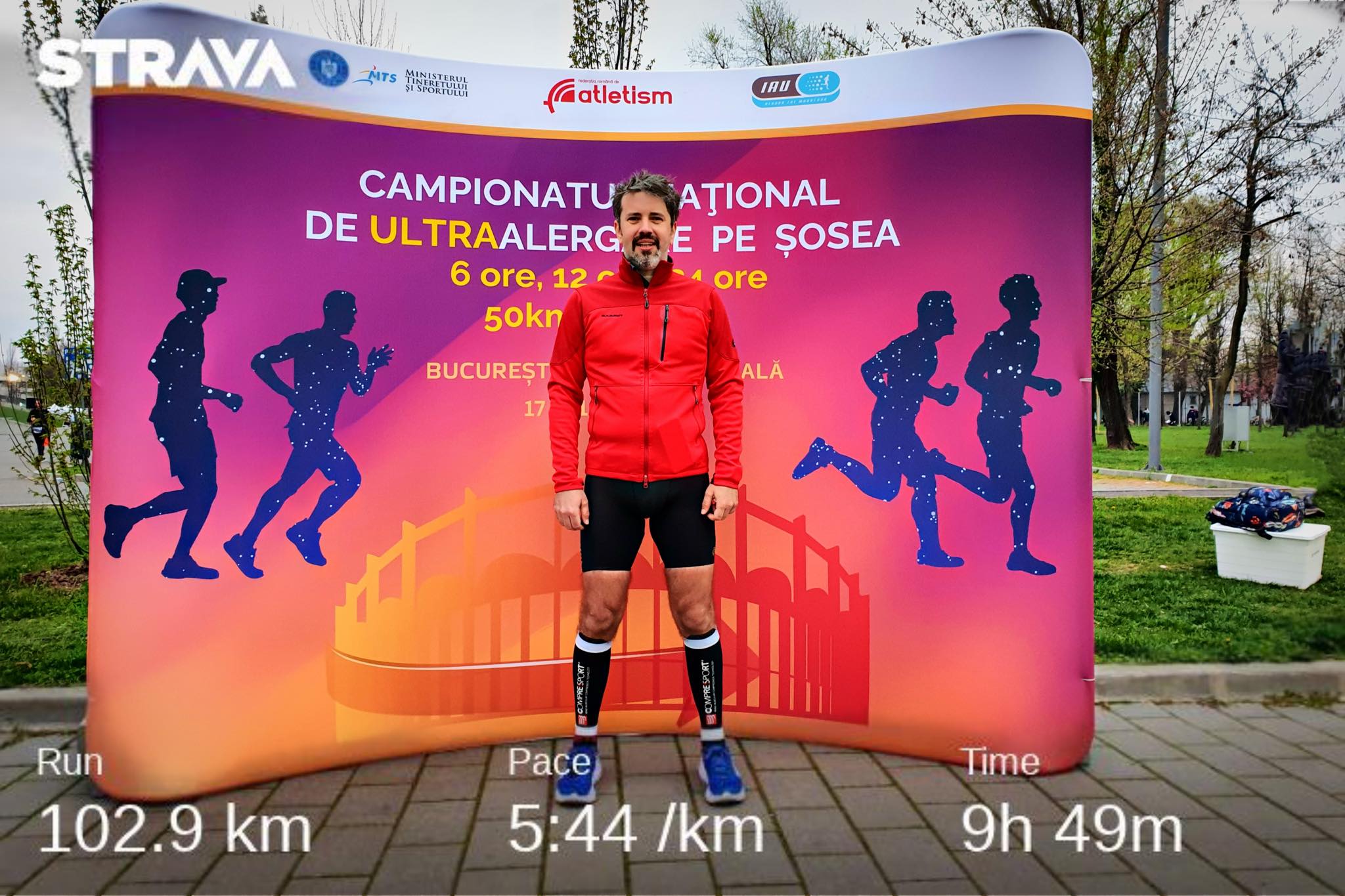 Campionatul National de alergare pe sosea, la proba de 100 km